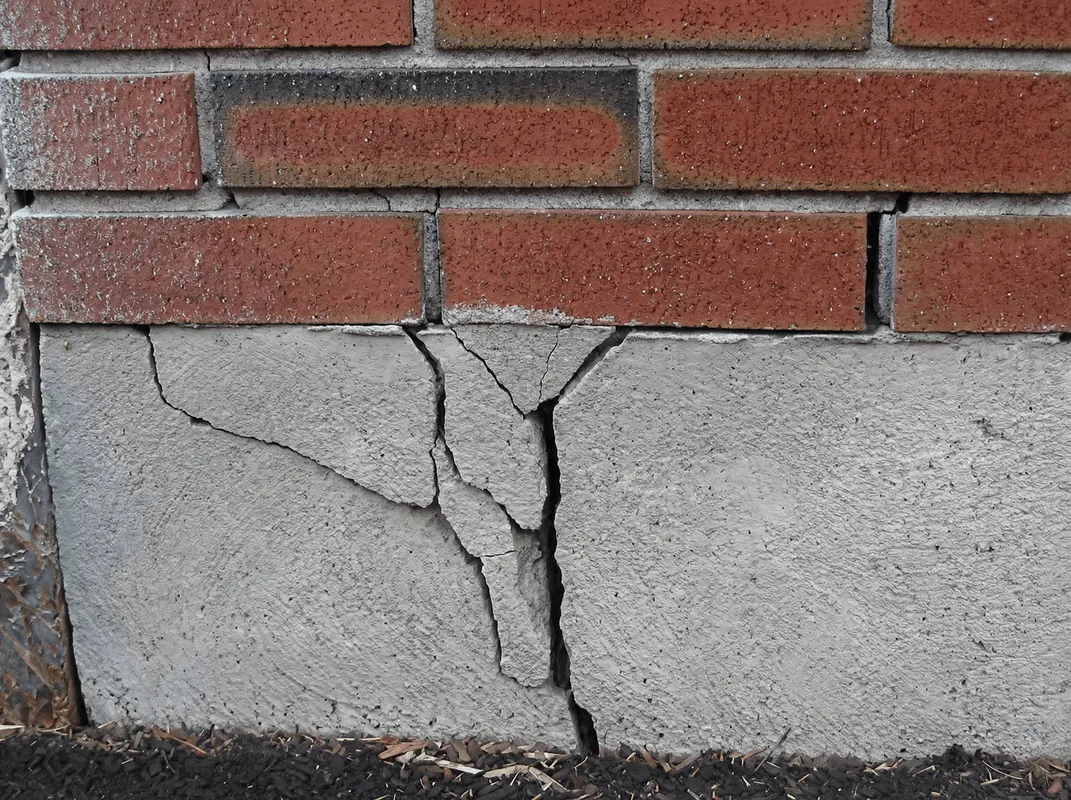 Concrete foundation with serious structural damage in Hollywood, FL